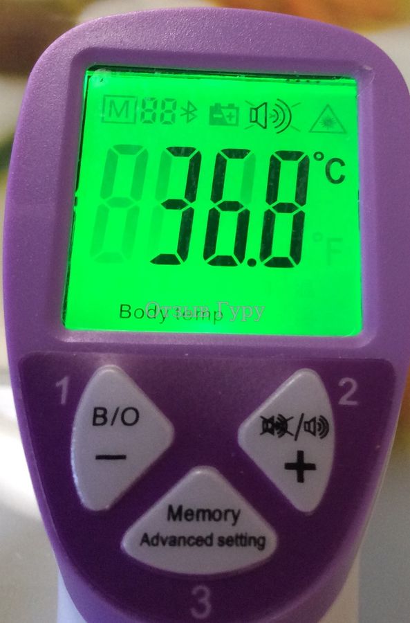 Инфракрасный термометр нормальная температура