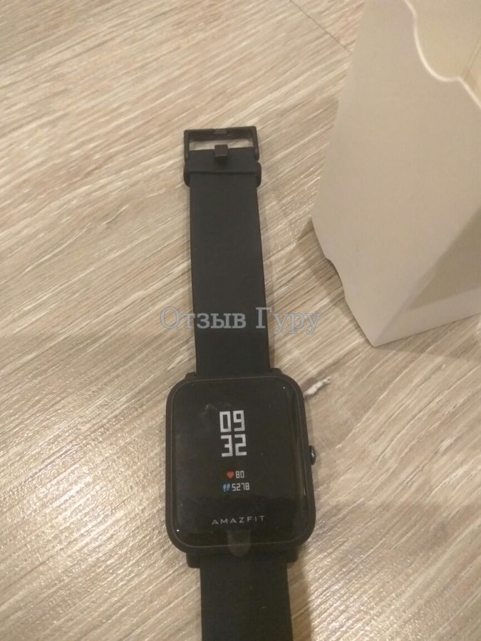 Умные часы Xiaomi Amazfit bip настройка наклейка